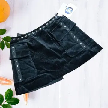 HIROKO BIS 랩스커트 미니 스커트 코듀로이 Y2K M