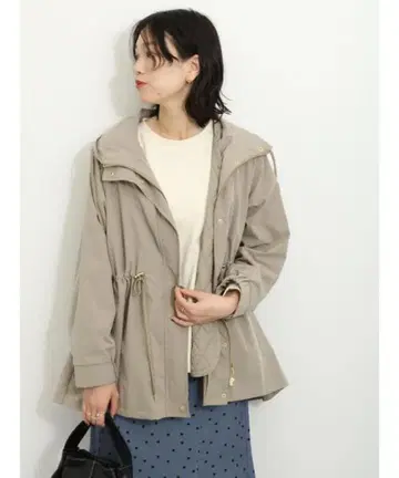 Samansa Mos2 퀼트 라이너 부착 마운틴 후드티