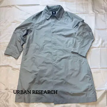 URBAN RESEARCH 어반 리서치 그레이 스텐칼라 코트