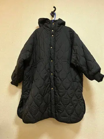 퀼팅 자켓 롱 코트