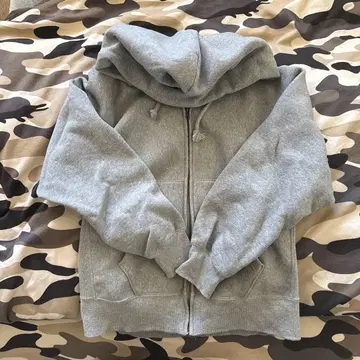 그레이 집업 후드티 후드 부착 gu