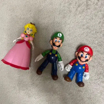 슈퍼 마리오 피규어 세트 피치 공주 루이지 가동