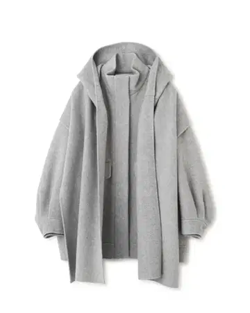 에트르 도쿄 후드 부착 코트