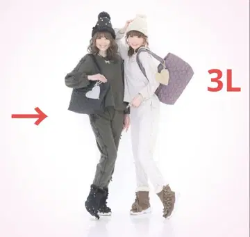 앤드러브 앤드러브 스칼라 레이스의 해피 리본 속기모 풀오버 & 팬츠