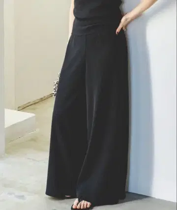 노블 골지 와이드 팬츠 38 사이즈