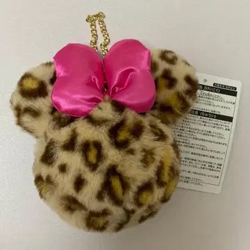 디즈니 리조트 파우치 레오파드 무늬 미니