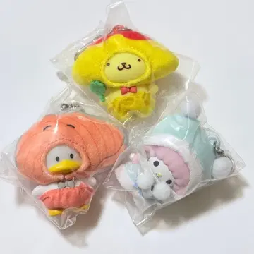 산리오 치비토모 눈의 정령 치비토모 반찬 피아노짱 폼폼푸딩