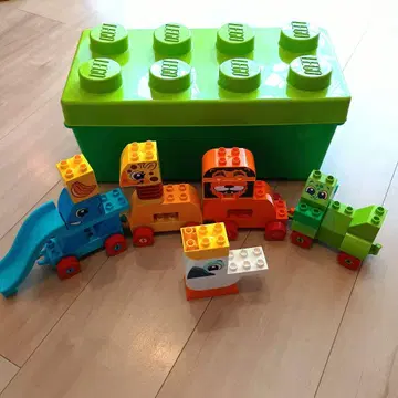 레고 듀플로 미도리 컨테이너 디럭스 동물 기차 10863