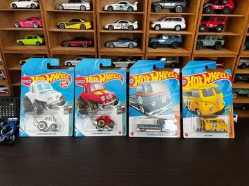 핫휠 4대 세트 미니카