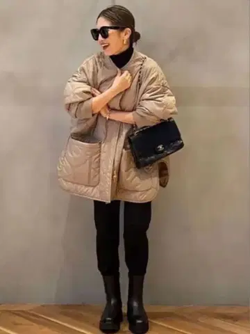 CALUX/캐럭스 QUILTED 리버서블 퀼팅 자켓