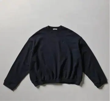 네이비 오버 사이즈 맨투맨