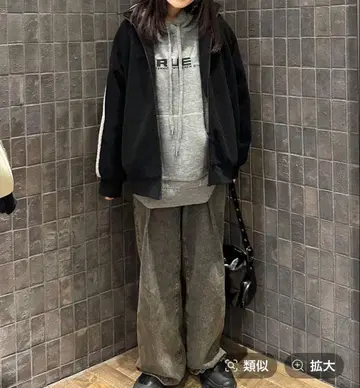 JEANASIS Les Fleurs 라인 보아 블루종 보아 자켓