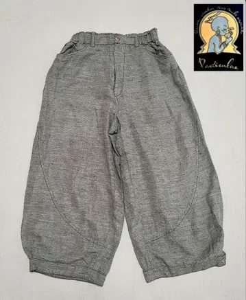 파티클라르 그레이 사루엘 팬츠 허리밴딩