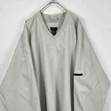 USA 구제 의류 izod 나일론 풀오버 나일론 자켓 베이지