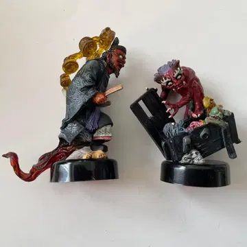 음양 요괴 그림 두루마리 음의 권 보스 2종 스가와라노 미치자네 역귀