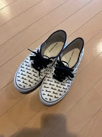 NUMBER NINE 스니커즈 화이트 펜더 로우컷