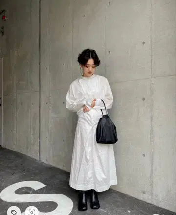 TODAYFUL 프론트 턱 셔츠 드레스