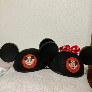 도쿄 디즈니 리조트 미키 미니 귀 모자 2개 세트