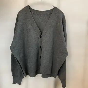 운모 워셔블 가디건 그레이