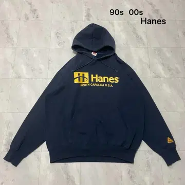 90s 00s 헤인즈 맨투맨 후드티 긴팔 프린트 로고 스트릿