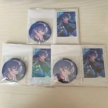 니지산지 호시미치 쇼 생일 굿즈 2024 캔뱃지&폴라로이드풍 카드