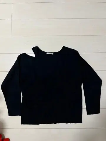 CAPRICIEUX LE'MAGE 원숄 니트 블랙