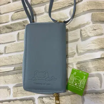 [ 개구리 피클스 ] 지갑 기능 포함 스마트폰 숄더 색소폰 스카이블루