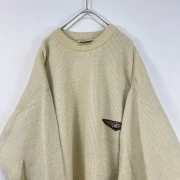 호주산 90s box canyon 울 니트 스웨터