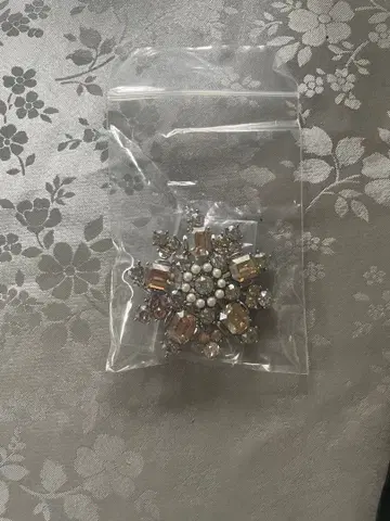 DAISY LIN PowerStone 브로치 목걸이 미사용 새상품