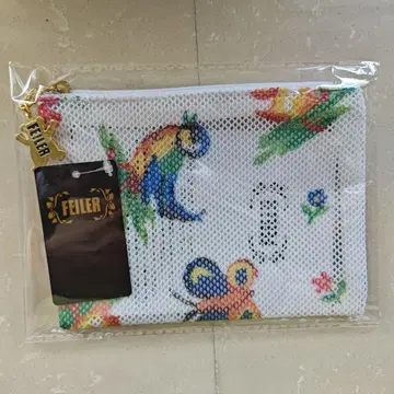페일러 하이디 메쉬 파우치 S 사이즈 화이트