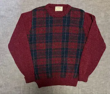 80s 아일랜드제 llbean 셰틀랜드 스웨터 M