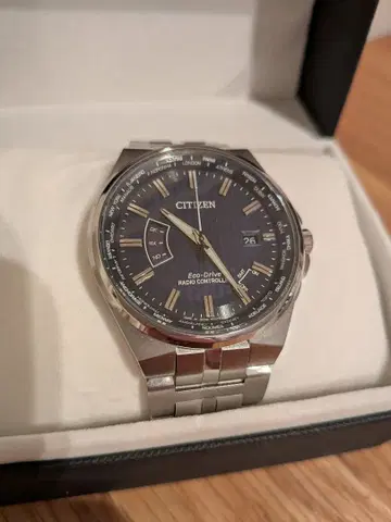 CITIZEN Eco-Drive 손목시계 파랑 다이얼