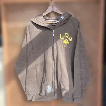 깔끔한 LRG 엘알지 집업 후드티 XL 브라운