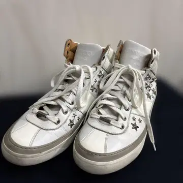 지미추 별 모양 스터드 하이컷 스니커즈 사이즈 42