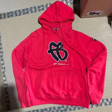 FUBU 레드 후드티