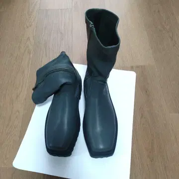 [ 새상품급 미사용 ] 키다리 아저씨 부츠 L 사이즈 그레이 카키