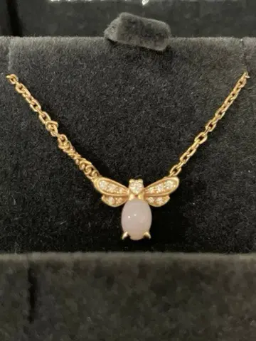 쇼메 아 트랩 모아 PG 핑크 오팔 다이아 목걸이