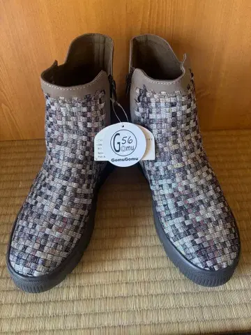 GomuGomu 뜨개질 디자인 숏부츠 L 사이즈