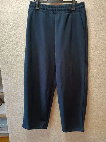 UNIQLO C 맨투맨 와이드 팬츠 네이비 L