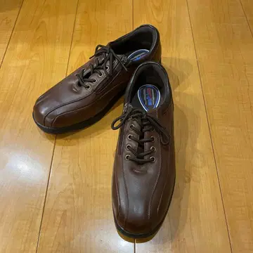 브라운 레이스업 슈즈