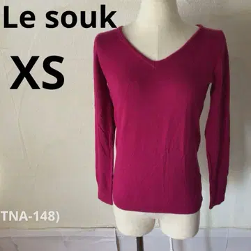 TNA-148)LeSouk 루수크 레이온 긴팔 티셔츠 로즈 핑크 XS