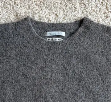 JOURNAL STANDARD 그레이 크루넥 스웨터 L 사이즈