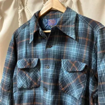 60s Pendleton L 보드 셔츠 울 셔츠