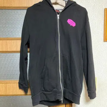 NEKOMODOKI 블랙 풀 집업 후드티