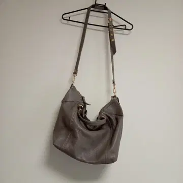 Gianni Notaro 그레이 가죽 2way 숄더백