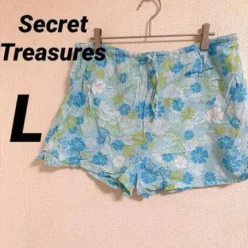 Secret Treasures [ L ] 꽃무늬 숏팬츠 G 사이즈 블루