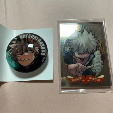 바쿠고 카츠키 펍 거울풍 아크릴 스티커 유리 마그넷 히로아카