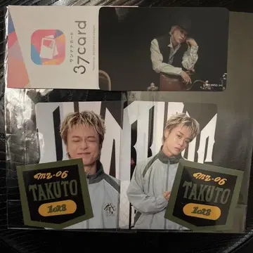 MAZZEL 마제베야 카드 스티커 37카드 타쿠토 TAKUTO