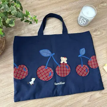 familiar 패밀리아 체리 체리 레슨백 토트백