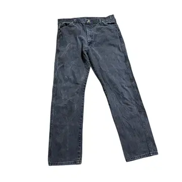 Wrangler 13MWZ 블랙 데님 38 x 34 스트레이트 청바지